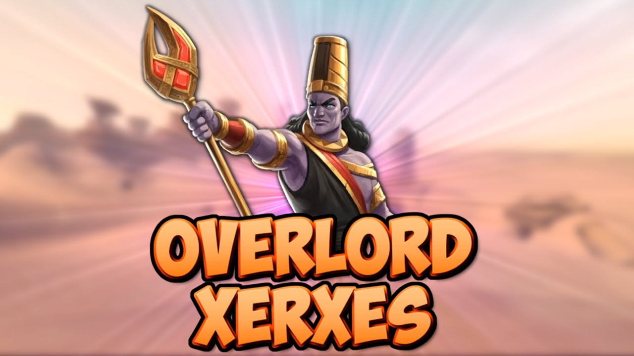 Cartoon of overlord Xerxes