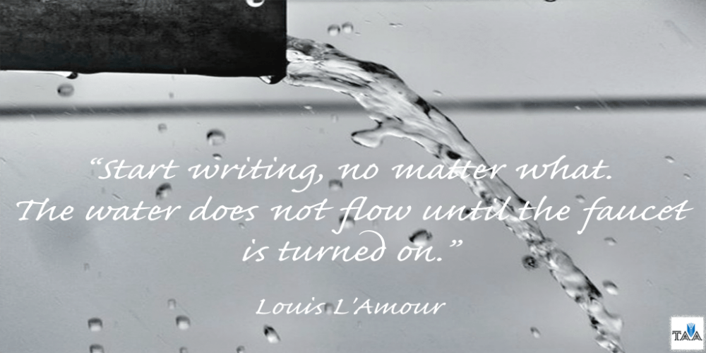 Louis L'Amour Writing quote